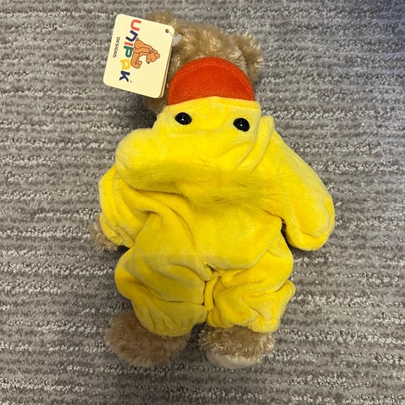 Teddy Bear with duck outfit, new with tag - Picture 2 of 3